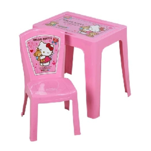 Kursi dan Meja Belajar Anak Hello Kitty Napoly Set