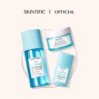 SKINTIFIC 5X Ceramide Serum Sunscreen set Moisturizer Cream