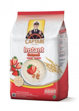 Captain Oats Instant Oatmeal 800gr + Free 200gr