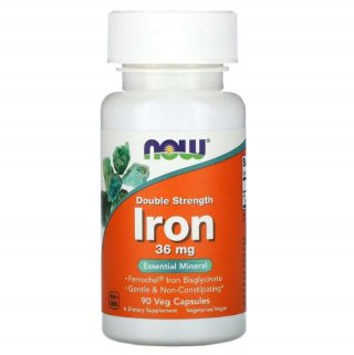 NOW Iron 36 mg Double Strength
