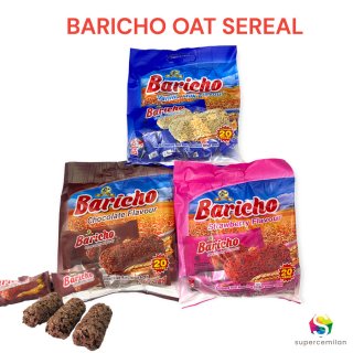 BARICHO Oat Sereal Gandum Cokelat / Strawberry / Vanilla (isi 20 pcs) - Baricho Cokelat