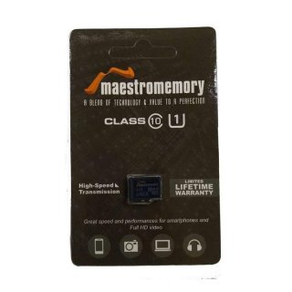 Maestro MicroSD Memory Card [64GB/ Class 10]