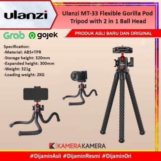 Ulanzi Octopus Tripod With Cold Shoe MT-33