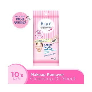 Biore Make Up Remover Tissue Cleansing Oil Non Alcohol
