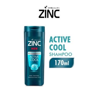 Zinc Men Active Cool Bottle Shampoo 170 mL