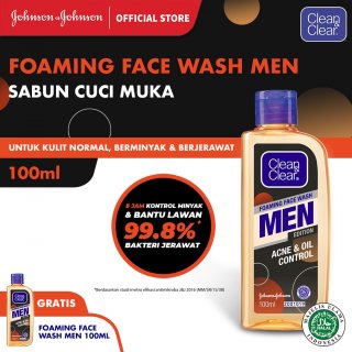 Clean & Clear Foaming Face Wash MEN