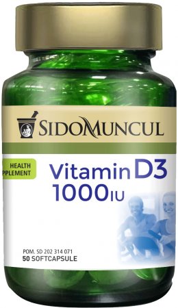 Sido Muncul Vitamin D3 1000 IU