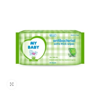 My Baby Wipes Anti Bacterial 50s