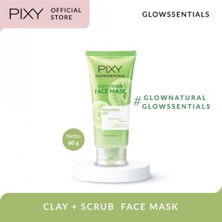14. PIXY Glowssentials Clay + Scrub Face Mask 