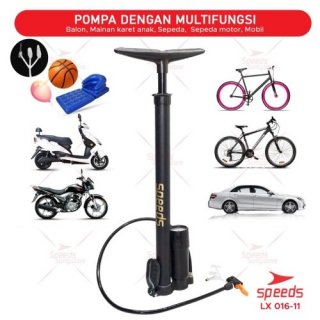 SPEEDS Pompa Angin Manual Stainless 016-11