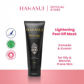 Hanasui Naturgo Peel Off Mask Tube Black