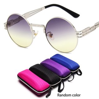 2. Round Steampunk Sunglasses, Frame Stylish dan Elegan