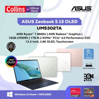 ASUS Zenbook S 13 OLED UM5302TA R7-6800U 16GB 1TB 13.3" 2.8K W11 OHS