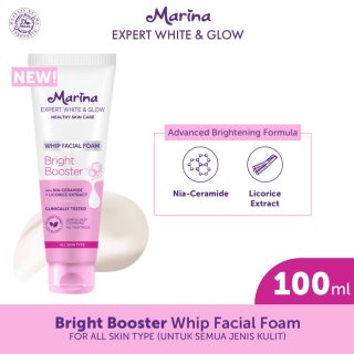 Marina Expert White & Glow Whip Facial Foam Bright Booster