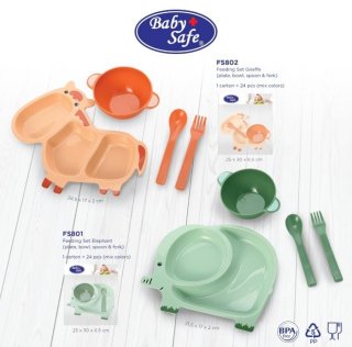 Baby Safe Feeding Set | Set Peralatan Makan Anak
