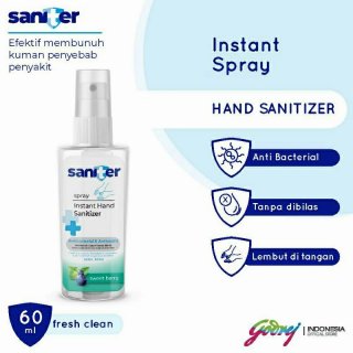 Saniter Hand Sanitizer Spray Sweet Berry