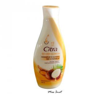 Citra Hand and Body Lotion Golden White Uv Coconat Oil Turmeric 230Ml