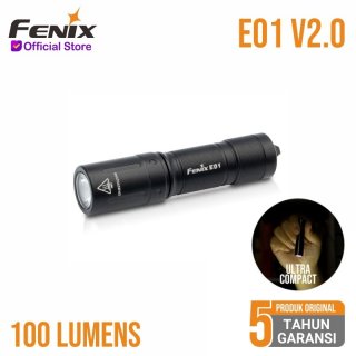 Fenix E01 V2.0 Senter LED Flashlight Black