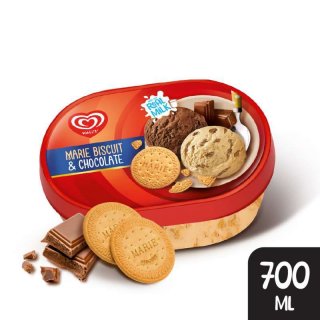 Wall's 2in1 Marie Biscuit & Chocolate 700ml