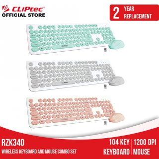 8. CLIPtec - RZK340 / Young Air Wireless Keyboard and Mouse Combo Set Promo, Memudahkan Pekerjaan dan Tugas