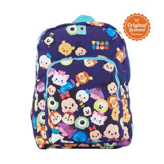 Disney Tsum Tsum V-Series Backpack Tas Sekolah Anak - Navy [16 Inch]