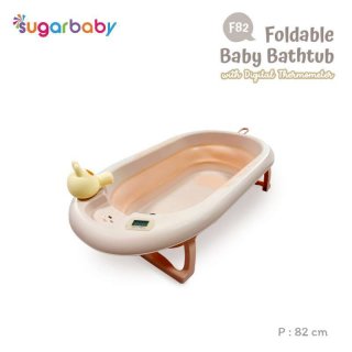 Sugar baby Foldable Baby Bathtub with Digital Thermometer F82