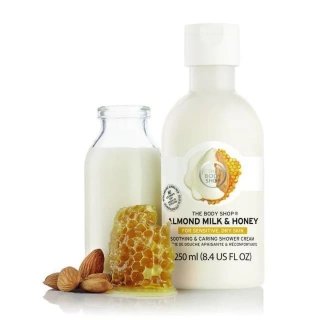 The Body Shop Almond Milk & Honey Shooting & Caring Shower Cream