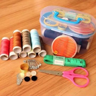 Set Alat Jahit Kemasan Kotak - Sewing Tool Kit Mini