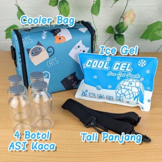 12. Cooler Bag Asi Free Ice Gel + Botol Asi Kaca