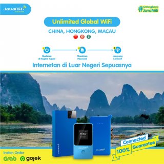 JavaMifi 4G Travel Wifi China Hong Kong Macau Unlimited | Wifi China Hong kong Macau