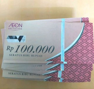 Voucher Belanja AEON MALL Supermarket BSD Jakarta Tangerang 100ribu