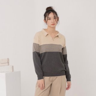 Sugi Label - YURI TOP Knitwear Atasan Rajut Kerah
