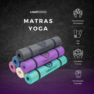 LIGHTSPEED Matras Yoga TPE Eco Friendly
