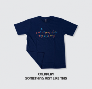 Kaos Unisex - Coldplay Something Just Like This Type
