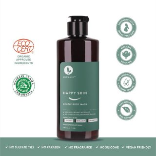 Eucalie Organic Gentle Body Wash Happy Skin