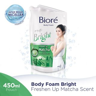 Biore Body Foam Bright - Freshen Up Matcha Scent