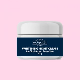 MONSKIN Whitening Night Cream for Oily & Acne - Prone Skin
