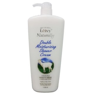 5. Leivy Naturally Double Moisturising Shower Cream, Memiliki Kandungan Susu Kambing 