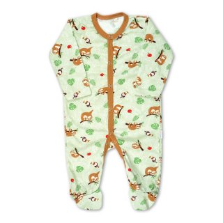 Miabelle Sleepsuit Woodland Series - Baju Tidur Bayi - Sloth, M (6-12 Bulan)