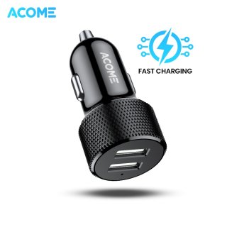 Acome Car Charger 2 Port Fast Charging 3.4A  ACC03