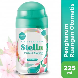 Stella Matic Perfect Summer Refill Pengharum Ruangan Otomatis [225 mL]