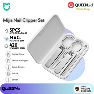 Mijia Manicure Set Nail Clippers 5in1 5pcs Gunting Kuku Stainless