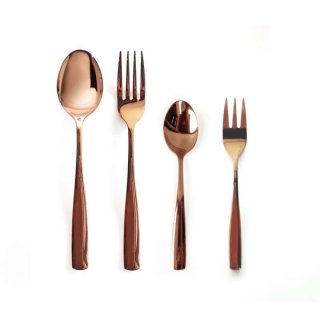 Saga Rose Gold Cutlery Set