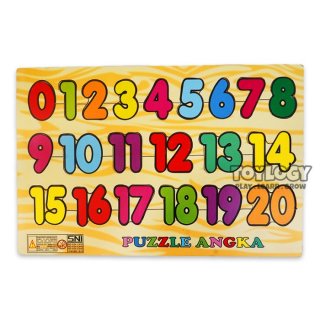 16. Puzzle Angka agar Anak Mengenal Angka-angka
