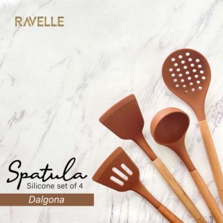 RAVELLE DALGONA Spatula Silicon Set - Silikon Spatula - Sutil SIlikon