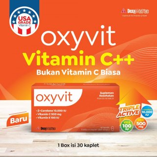 Oxyvit Suplemen Vitamin C - Per Box 5 Strip 30 Tablet