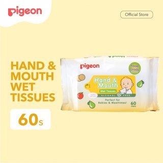 15. PIGEON Hand and Mouth Wet Tissue, Membersihkan Bayi dengan Aman