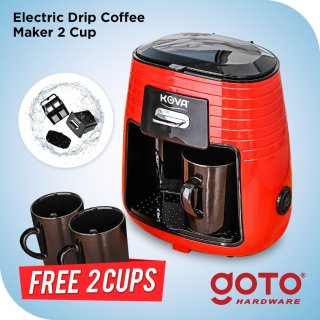 2. Goto Kova Mesin Kopi Listrik Drip Coffee Maker, Pas untuk Pecinta Kopi