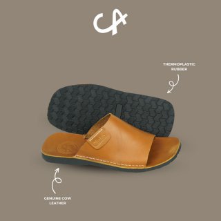 CLOKA - Pazella - Sandal Pria Slide Genuine Cow Leather
