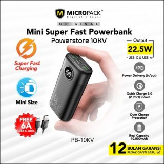 Micropack Powerbank 10000 mAh VOOC